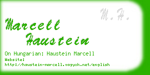 marcell haustein business card
